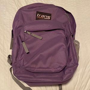Jansport - 4 pocket backpack with laptop sleeve purple